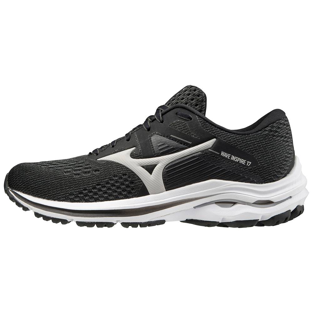 Mizuno Wave Inspire 17 D (Wide) - Bayan Koşu Ayakkabısı - Koyu Gri Türkiye (TKVPSC-962)